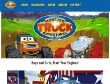 Tablet Screenshot of monstertruckadventures.com
